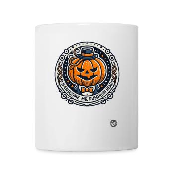 The handsome Mr. Pumpkin Head - Mug - white - Front