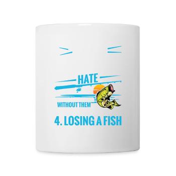 Things Fishermen Hate 1. Friends Who Fish Joke - Mug - white - Front