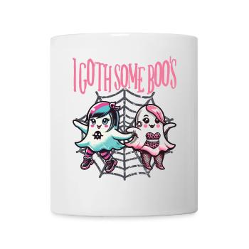 Halloween Goth Girl I Goth Some Boo’s - Mug blanc - blanc - Devant