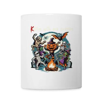 Halloween fun with my creeps - Mug - white - Front