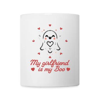 Ma copine est mon âme boo amour - Mug blanc - blanc - Devant