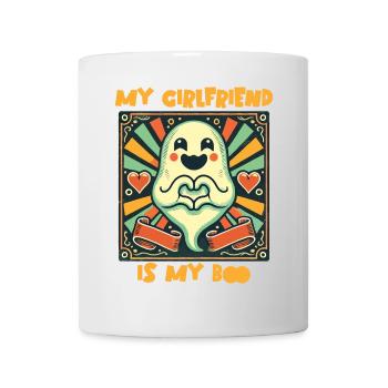 Ma copine est mon boo ghost love - Mug blanc - blanc - Devant