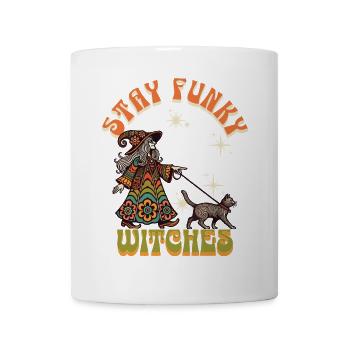 Halloween Kostüm Hexen Liebhaber Design - Tasse - Weiß - Vorne
