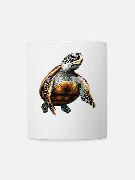 Schildkröte Reptil Liebhaber Süße Schildkröten - Tasse - Weiß