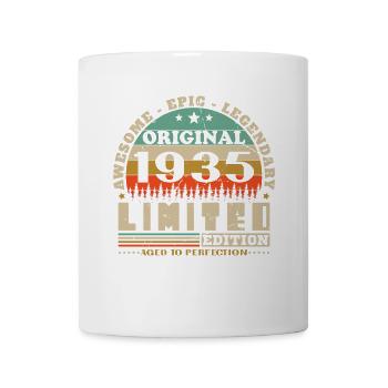 Original 1935 Vintage Retro Anniversary Gift - Mug - white - Front