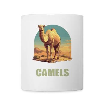 Camel Kamele Kamel - Tasse - Weiß - Vorne