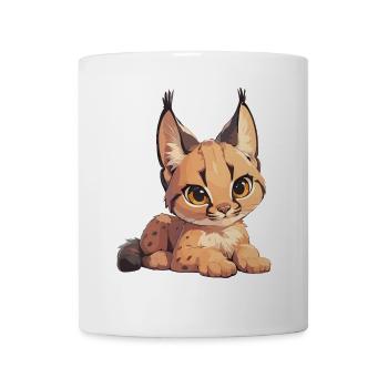 Caracal Karakale Karakal - Mug blanc - blanc - Devant