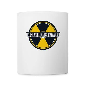 Nuklearingenieur bei der Arbeit Energie Uran Kernkraft - Tasse - Weiß - Vorne