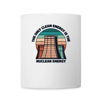 Die einzige saubere Energie ist die Kernenergie Kernenergie - Tasse - Weiß - Vorne
