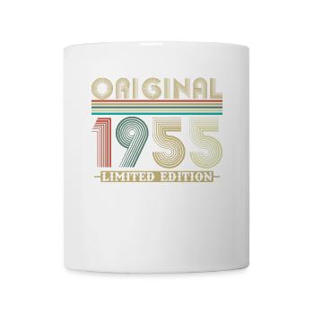 Original 1955 Vintage Retro Jubiläumsgeschenk - Tasse - Weiß - Vorne