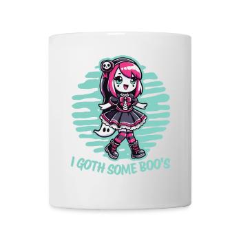 Halloween Goth Girl J’ai des fantômes - Mug blanc - blanc - Devant