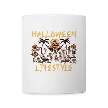 Halloween Lifestyle Fun On The Beach - Mug - white - Front