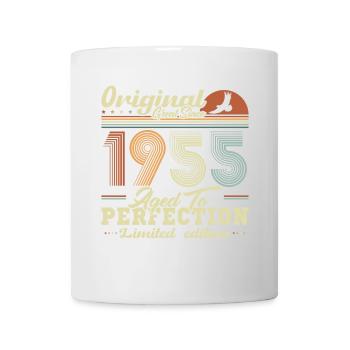 Original 1955 Vintage Retro Jubiläumsgeschenk - Tasse - Weiß - Vorne