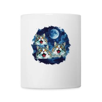 La vie est meilleure avec les chats - Mug blanc - blanc - Devant
