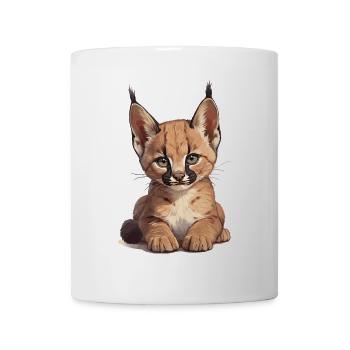Caracal Karakale Karakal - Mug blanc - blanc - Devant