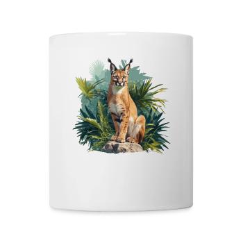 Caracal Karakale Karakal - Mug blanc - blanc - Devant