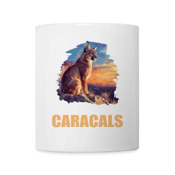 Caracal Karakale Karakal - Mug blanc - blanc - Devant