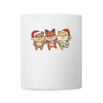 Hamster Christmas Winter Animals Hamster - Mug - white - Front