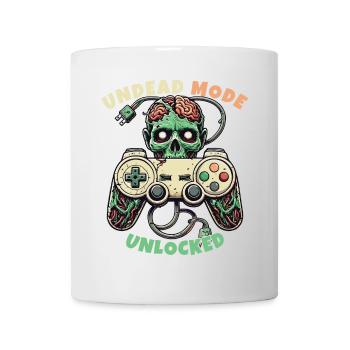 Manette de jeu Zombie : Mode Mort-vivant - Mug blanc - blanc - Devant