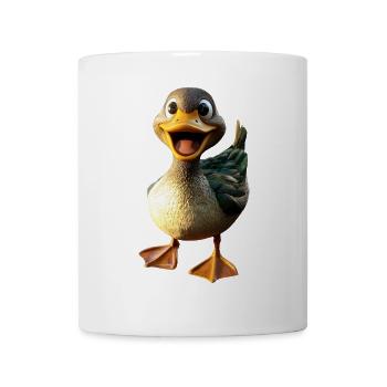 Canard, Canard colvert, Caneton, Caneton, , Canard - Mug blanc - blanc - Devant
