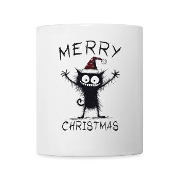 Joyeux Noël Chats Père Noël - Mug blanc - blanc - Devant