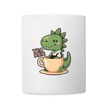 Tea Rex TRex Lederhose - Tasse - Weiß - Vorne