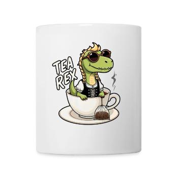 Tea Rex Dinosaurier Tyrannosaurus Rex Dirndl - Tasse - Weiß - Vorne