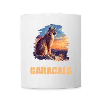 Caracal Karakale Karakal - Mug blanc - blanc - Devant