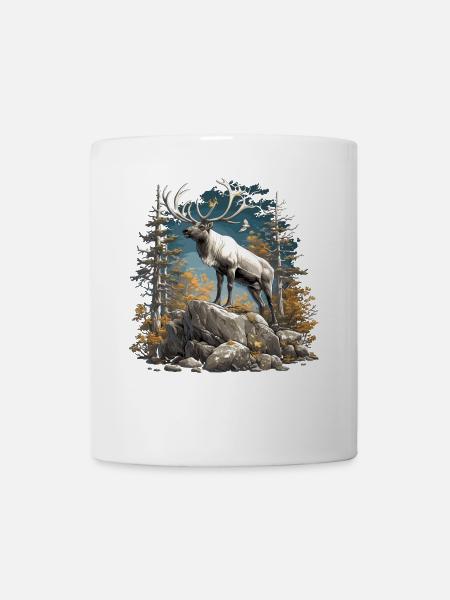 Caribou Karibus Karibu - Tasse - Weiß
