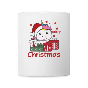 Licorne Cadeau de Noël Animaux d’hiver Licorne - Mug blanc - blanc - Devant