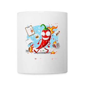 Ich bin keine heiße Sau, ich bin eine pikante Kata - Tasse - Weiß - Vorne