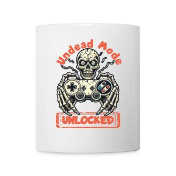 Manette de jeu zombie Mode mort-vivant déverrouillé - Mug blanc - blanc - Devant