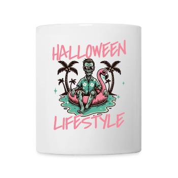 Halloween Lifestyle Cool Zombie Pool Party - Mug - white - Front