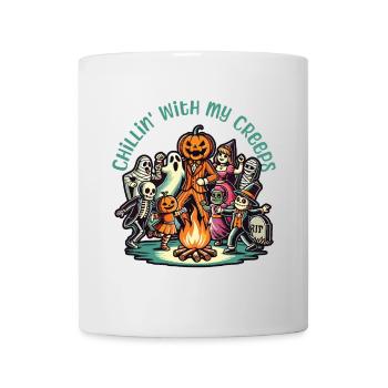 Halloween fun with my creeps - Mug - white - Front