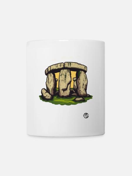 heidnischer Stonehenge Kult - Tasse - Weiß