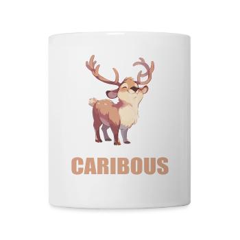 Caribou Karibus Karibu - Tasse - Weiß - Vorne