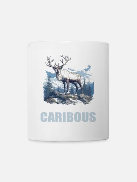 Caribou Karibus Karibu - Tasse - Weiß