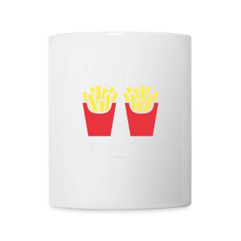 French Fries Food Pun Potato - Tasse - Weiß - Vorne