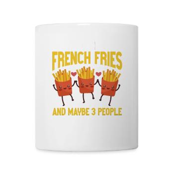 French Fries Food Pun Potato - Tasse - Weiß - Vorne