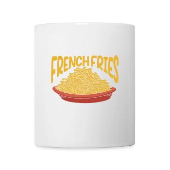 French Fries Food Pun Potato - Tasse - Weiß - Vorne