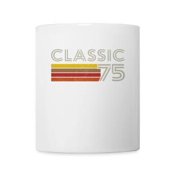 Retro Classic Number 75 Born in 1975 - Mug - white - Front