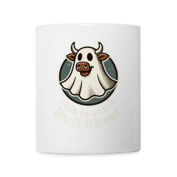 C’est un vrai non-sens avec un visage de vache - Mug blanc - blanc - Devant