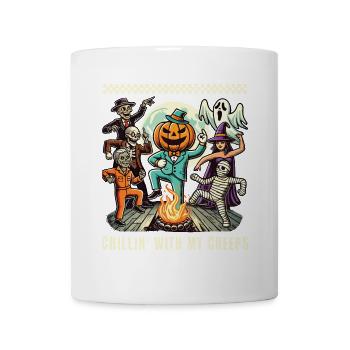 Halloween Fun with Chillin' with My Creeps - Mug - white - Front