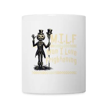 Gruseliges Kürbis Halloween Spaß - Tasse - Weiß - Vorne