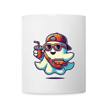 Gespenst Mit Bruuuh Für Coole Vibes - Tasse - Weiß - Vorne