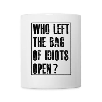 Wer hat die Tasche zurückgelassen? - Tasse - Weiß - Vorne