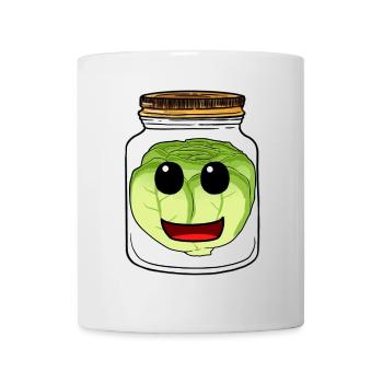 Cabbage Cabbage Mason Jar Cook Chefs Kitchen - Mug - white - Front