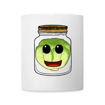 Cabbage Cabbage Mason Jar Cook Chefs Kitchen - Mug - white - Front