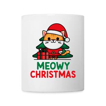 Festliche Katze Santa Illustration - Tasse - Weiß - Vorne