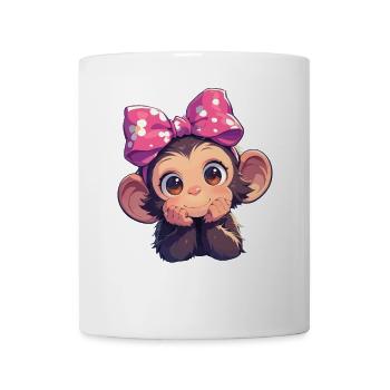 Chimpanzee Schimpansen Schimpanse - Tasse - Weiß - Vorne